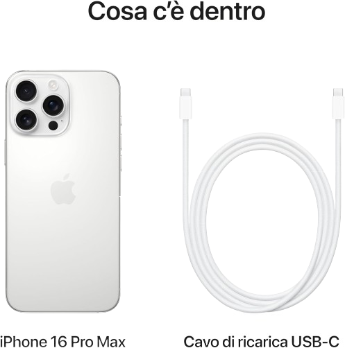 iPhone 16 Pro Max - 256GB - Nuovo - Garanzia Italia